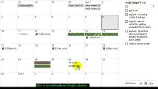 How to resend invite in Google calendar