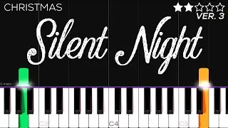 Christmas - Silent Night | EASY Piano Tutorial