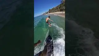 POV Skimboarding perfect Glassy Waves 