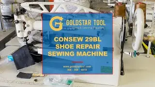 Product Showcase - Consew 29BL Shoe Repair Sewing Machine - Goldstartool.com - 800-868-4419