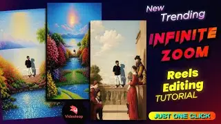 Trending Infinite Zoom out reels editing | Infinite Zoom out video editing | Videoleap