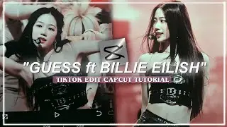 "GUESS ft billie eilish" tiktok trend capcut editing tutorial