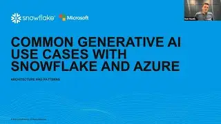 Common Generative AI Use Cases with Azure and Snowflake | ODFP273