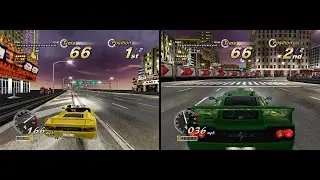 OutRun 2006: Coast 2 Coast PC 2 player 60fps