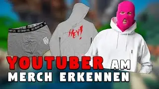 YOUTUBER an ihrem MERCH ERKENNEN 👌🔥!!