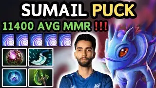 🔥 Sumail PUCK Midlane Highlights 7.37d 🔥 1121 XPM King SUMAIL PUCK Highlights - Dota 2