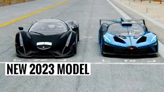 New Devel Sixteen 2023 Model vs Bugatti Bolide at Special Stage Route X