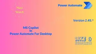 Copilot in Power Automate Desktop