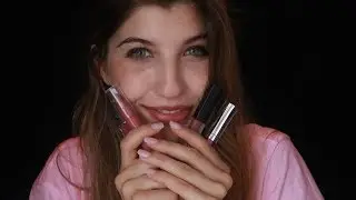 ASMR 💋 My Fav Lip Colors/Combos  ~ 😛 Sounds/Hand K!sses 💋