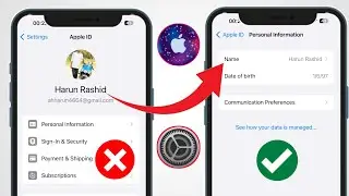 How To Change Your Device Name On iPhone || Change Apple id Name Without Password -2024