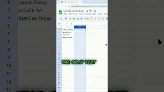 How to Split Text to Columns in Google Sheets