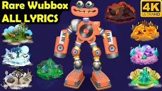 Rare Wubbox Lyrics - All Islands (My Singing Monsters) 4k