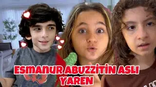 ESMANUR VE ABUZİTTİN ASLI YAREN İLE ODA TURU YAPTI !! ABUZİTTİN ODAYI BASTI