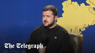 In full: Ukrainian President Zelensky speaks to media | English translation