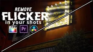 How to fix FLICKERING FOOTAGE once and for all in post!