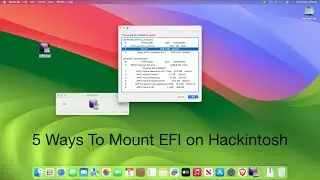 How To Mount EFI Partition on macOS | Hackintosh