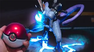 How to make a Mewtwo Diorama / Pokemon CLAY art