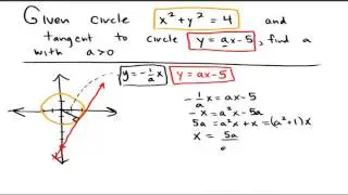 Test prep: Tangent lines to circles