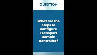 What are the steps to configure transport domain controller?