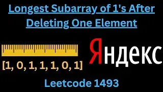 LONGEST SUBARRAY OF 1'S AFTER DELETING ONE ELEMENT | LEETCODE 1493 | PYTHON SLIDING WINDOW SOLUTION