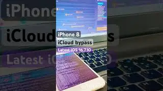 iPhone 8 iCloud Bypass iOS 16.7.10