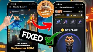 Hamster Kombat Request Error Problem| Hamster Kombat Unable to get account info problem