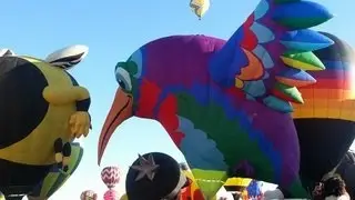 Perfect Hot Air Ballooning Weather, International Balloon Fiesta 2013 Albq NM, Intl. Mass Ascension