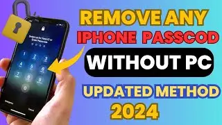 Remove any iPhone passcode without pc without losing data latest method 2024