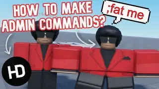 How to Make ADMIN COMMANDS? | Roblox Studio Tutorial