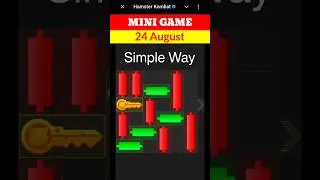 Hamster Kombat Mini Game Today 24 August Unlock Key | 24 August Mini Game Hamster Kombat | #minigame