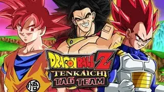 Dragon Ball Z Tenkaichi Tag Team - Goku & Vegeta SSJG VS Broly SSJ4