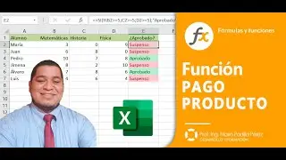 Función PAGO  | Excel 2016 [Funciones Financieras]