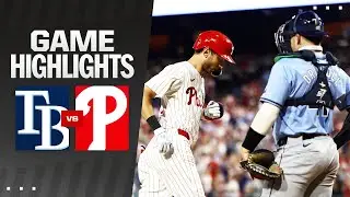 Rays vs. Phillies Game Highlights (9/10/24) | MLB Highlights