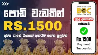 🔴දවස ගානේ සල්ලි අතට ගන්න පුලුවන් සයිට් එකක් 😍 | How to earn monet at home | e money sinhala 2024|132