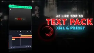 Free 10 Text Animation Pack For 5000 Subscribers - Alight Motion xml | Part 3