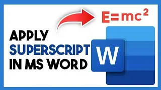 How to Write Superscript in Ms Word | Type Exponents in Word