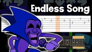 Endless song - Friday Night Funkin vs Sonic.EXE - Guitar tutorial (TAB)