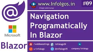 How to manage Navigation Programmatically in ASP NET Core Blazor | infologs