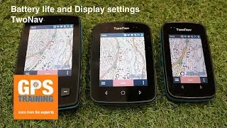 Battery life and varies settings for TwoNav GPS units