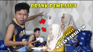 PRANK MAKAN PEMBALUT SUAMI AUTO SYOK DAN MUNTAH MUNTAH. NGAKAK BANGET.