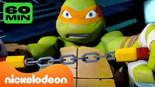 TMNT: Las Tortugas Ninja | ¡60 MINUTOS de las bromas y batallas de Mikey! 💥 | Nickelodeon en Español