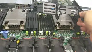 Dell r630 internal view and 2nd CPU installation