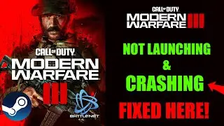 Call of Duty Modern Warfare 3 How To Fix Crashing & Not Launching ( Easy FIX ) 2024