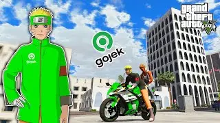 NARUTO PENSIUN HOKAGE DAN MENJADI GOJEK | GTA V MOD