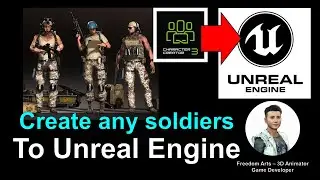 Create any soldier for Unreal Engine - Full Tutorial - Character Creator 3 to Unreal Engine