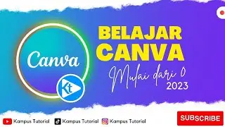 Bagian 1 | Belajar Canva untuk pemula mulai dari Nol - mengenal tampilan Canva