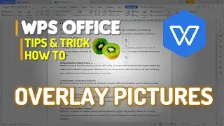 WPS Office Word How To Overlay Pictures