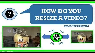 How to resize / scale a video with FFMPEG | Absolute resizing 