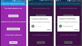 Finger Print Authentication in Flutter || Amazevalley