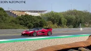 XX Programme FXXK Pure Sound at Estoril Circuit: Accelerations, Flames & Hot Glowing Brakes!